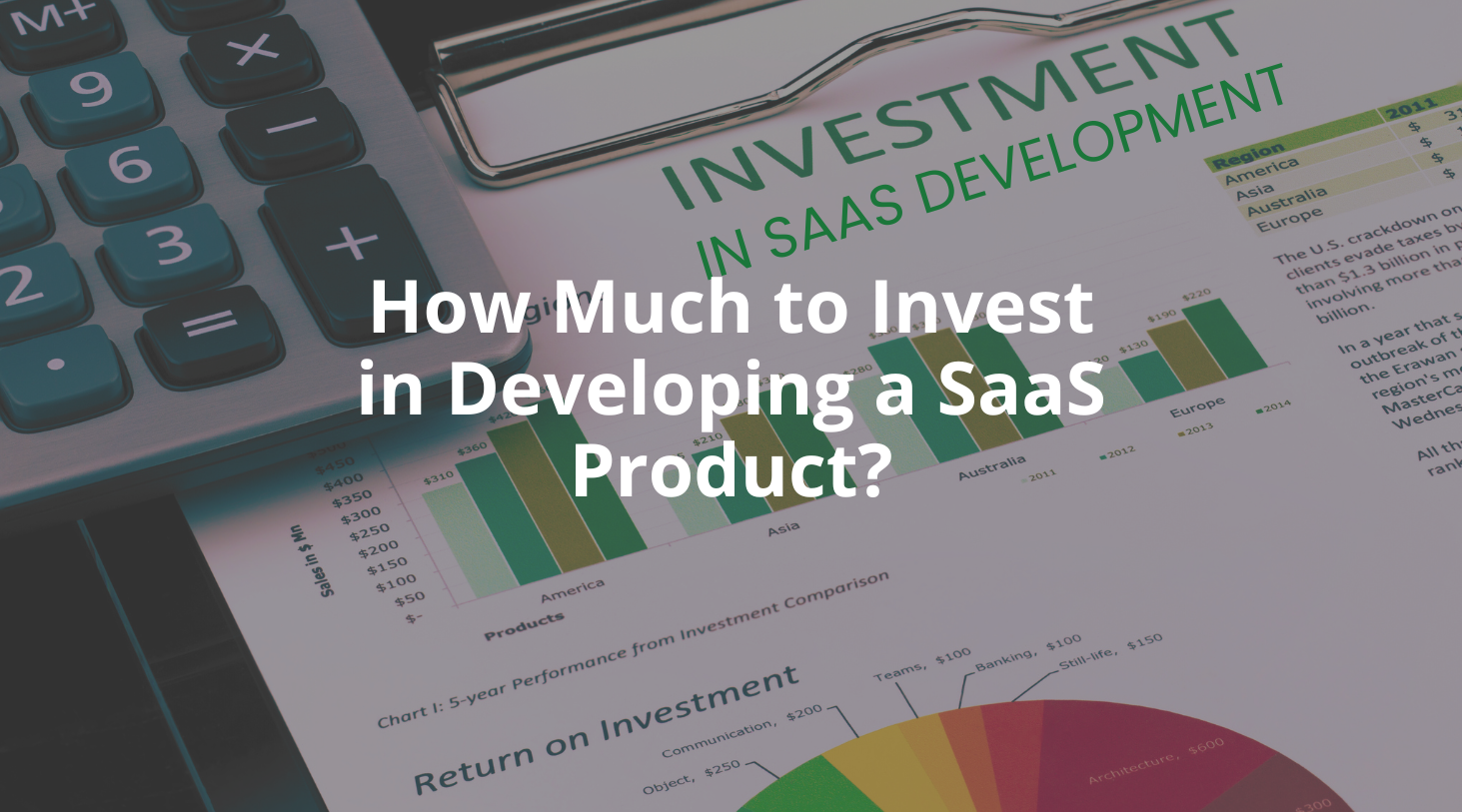 How Much to Invest in Developing a SaaS Product? A Detailed Cost Guide