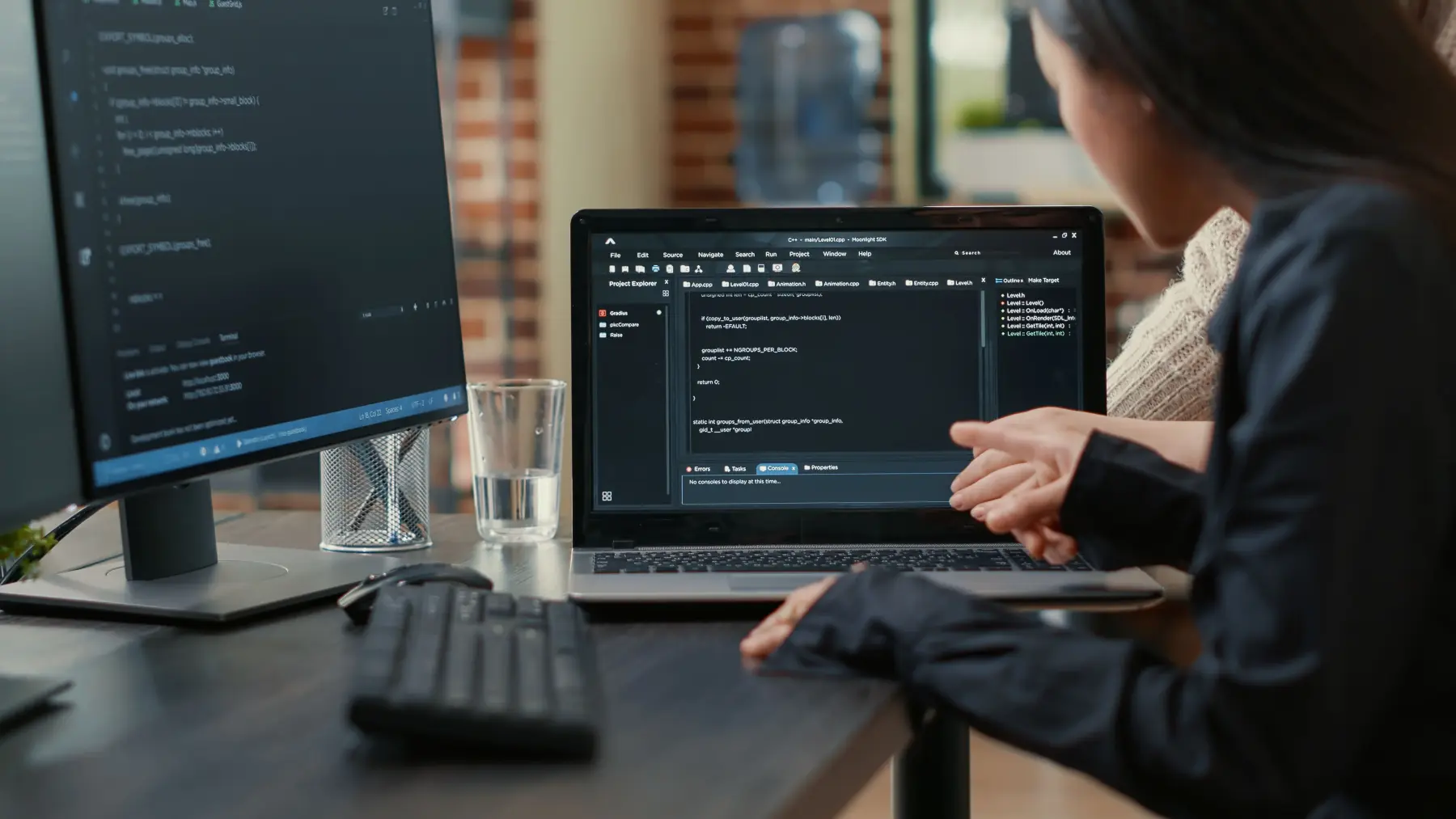 Developers creating SRS document