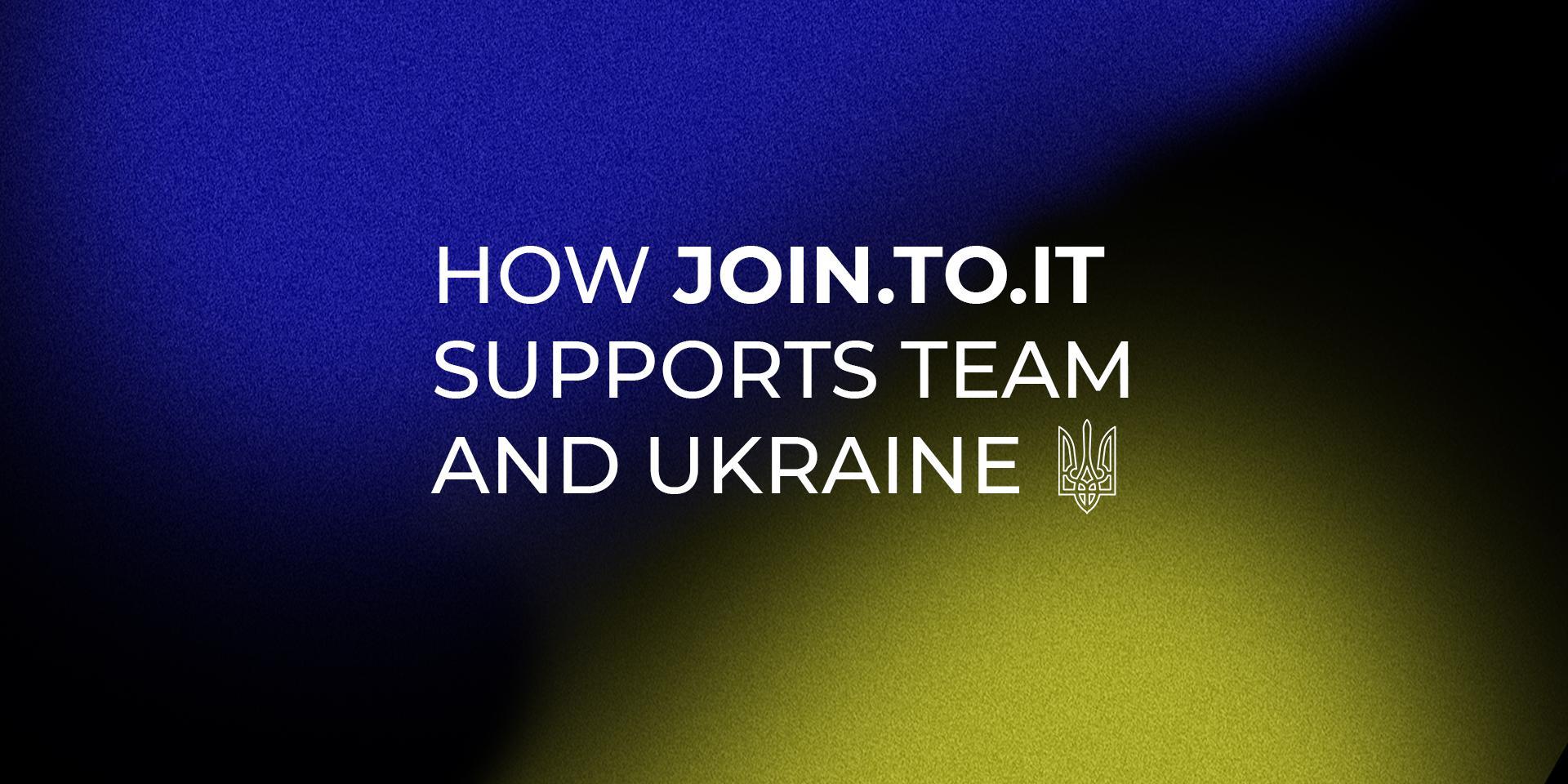 How Join.To.IT supports team and country during wartime