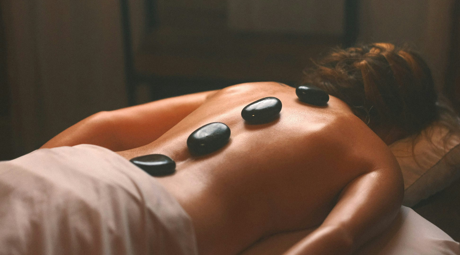 stone therapy at the spa